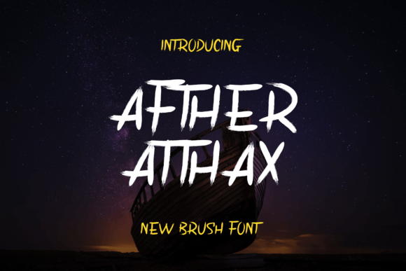 Afther Atthax: A Playful Display Font for Web Projects