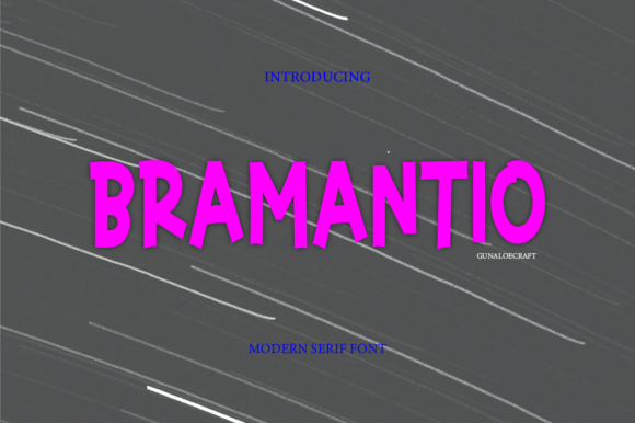 Bramantio: A Timeless Display Font for Bold Campaigns