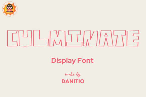 Culminate: A Timeless Display Typeface for Digital Branding