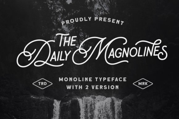 Daily Magnolines: A Modern Display Typeface for Digital Branding