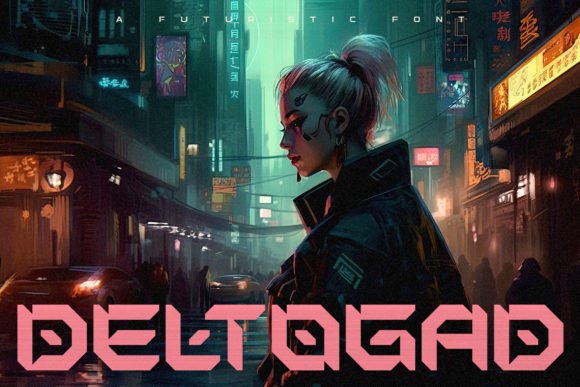 Deltogad: A Bold Display Font for Modern Branding