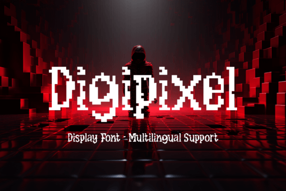 Digipixel: The Retro Display Font for Handmade Crafts