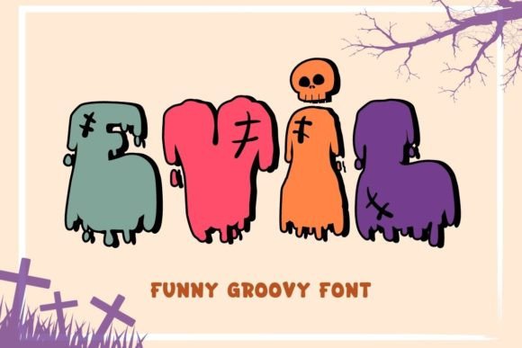 Evil: A Groovy Display Font for Bold Branding Projects