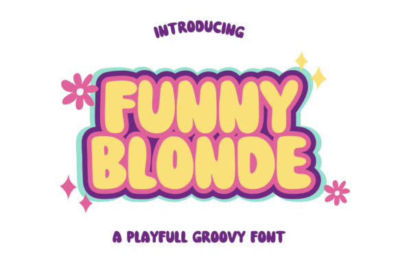 Funny Blonde Font for Playful Campaigns