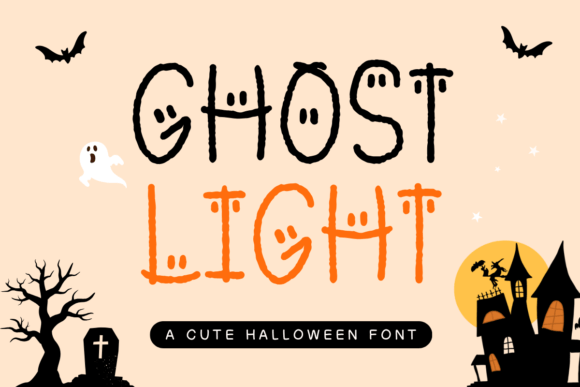 Ghost Light Font for Halloween Campaigns