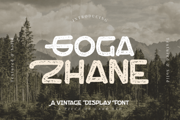 Goga Zhane: A Vintage Display Font for Creative Branding