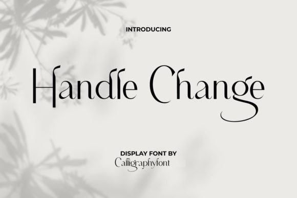 Handle Change Font for Modern Web Design