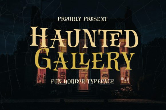 Haunted Gallery Typeface for Editorial Design