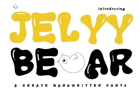 Jelly Bear: A Playful Font for Editorial Design