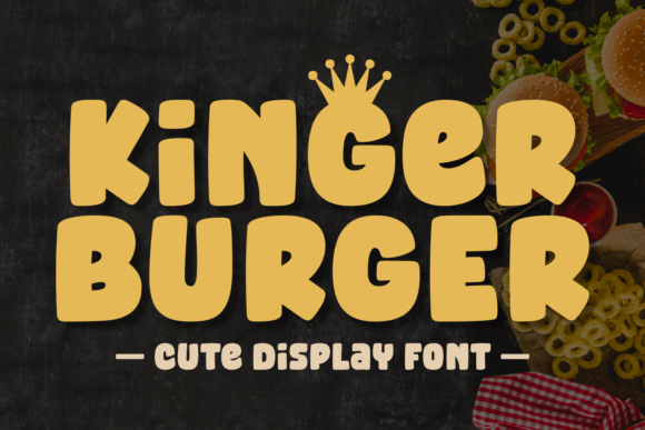 Kinger Burger: The Bold Display Font That Elevates Brand Identity