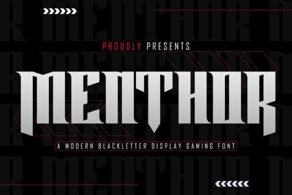 Menthor: A Bold Display Font for Branding That Stands Out