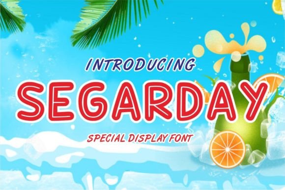 Segarday: A Fresh Display Font for Creative Branding