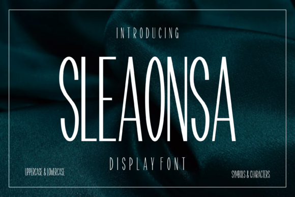 Sleaonsa: A Serif Font for Elegant Editorial Design
