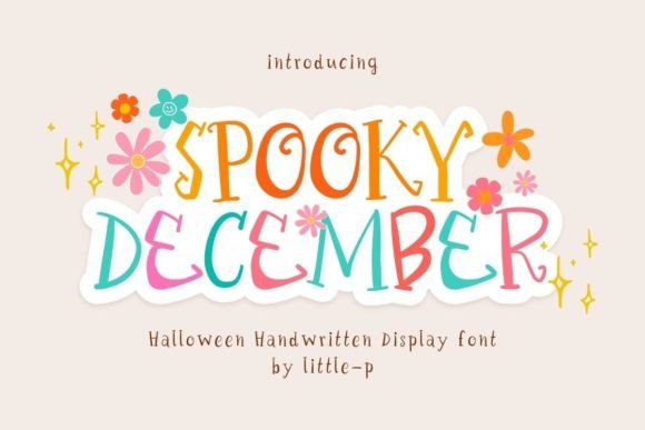 Spooky December Font for Business Branding