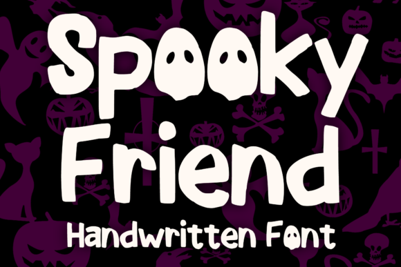 Spooky Friend Font for Halloween Marketing