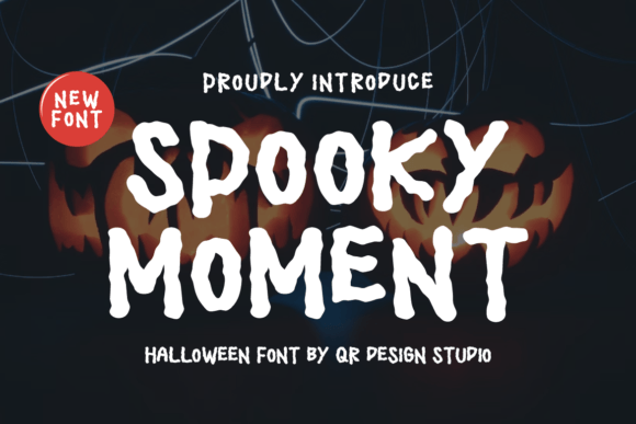 Spooky Moment: A Bold Halloween Display Font for Editorial Projects