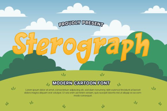Sterograph: A Playful Display Font for Modern Web Design